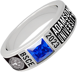 Ladies Marquise Birthstone Class Ring